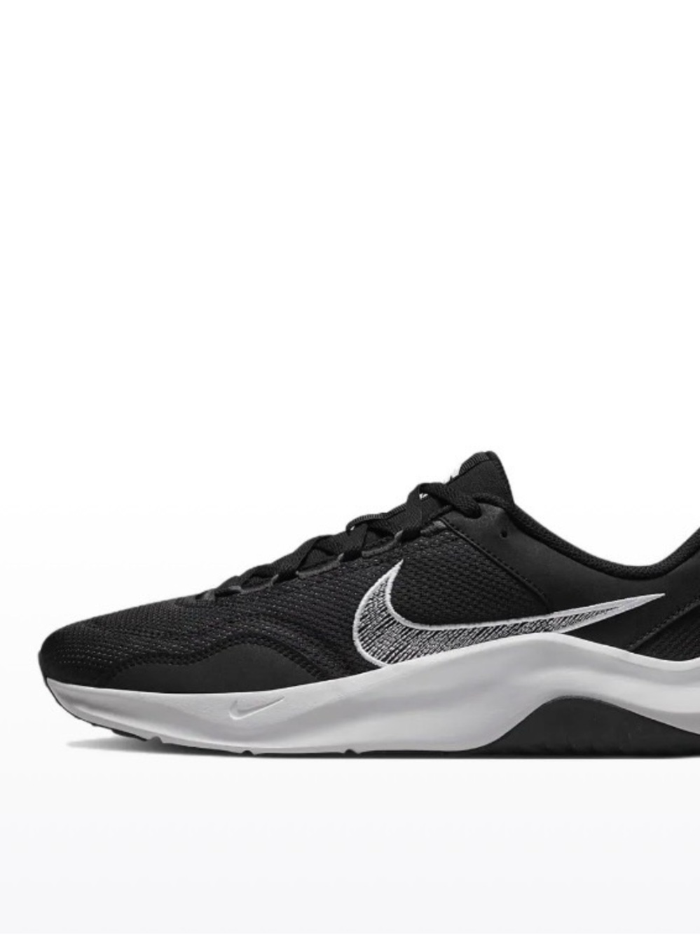Size 10.5 -Nike Men’s Legend Essential 3 Next Nature Black White Shoe DM1120-001